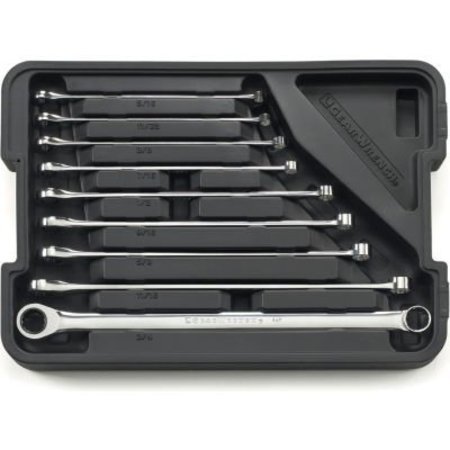 APEX TOOL GROUP Gearwrench® 9 Piece 72 Tooth XL GearBox„¢ Double Box Ratcheting SAE Wrench Set 85998